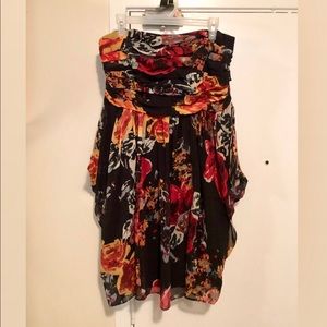 CITY CHIC strapless dress (xs, plus size aprox 14)